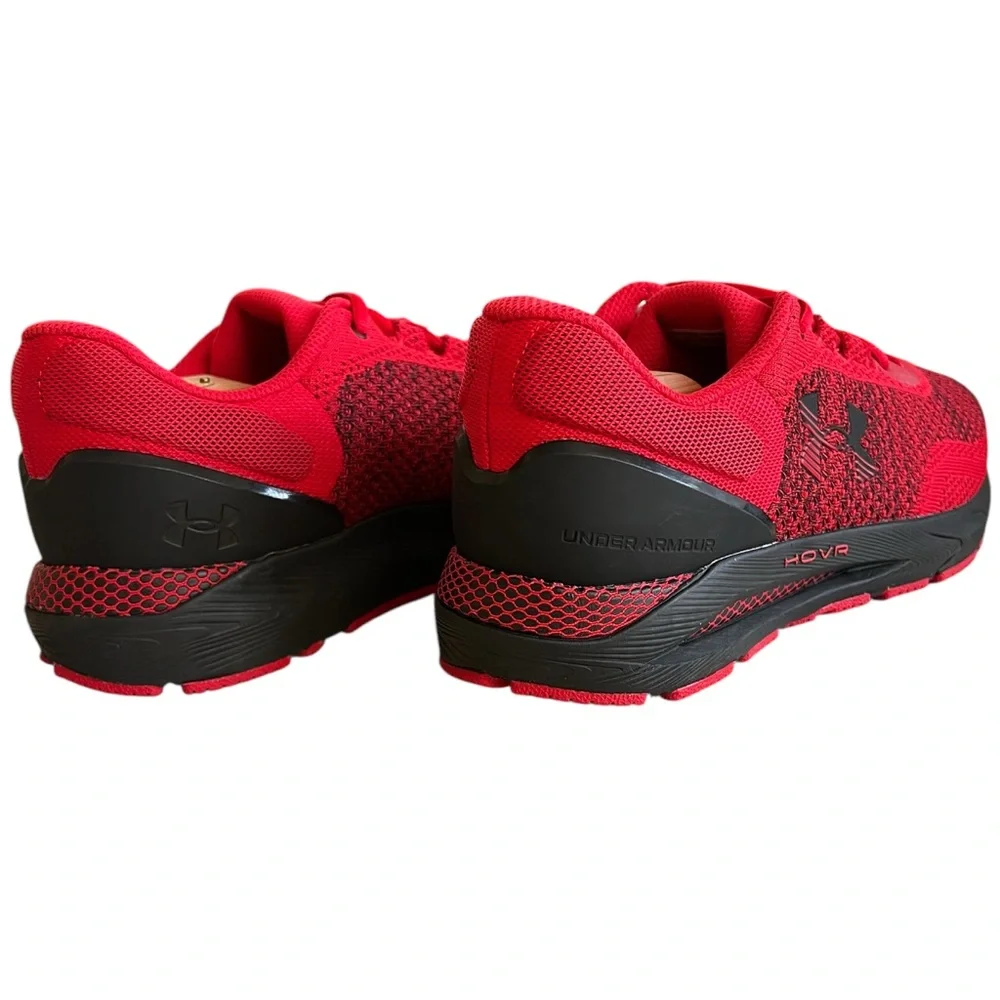 UNDER ARMOUR - HOVR RED BLACK “INTAKE 6” SNEAKERS - Picture 7 of 12